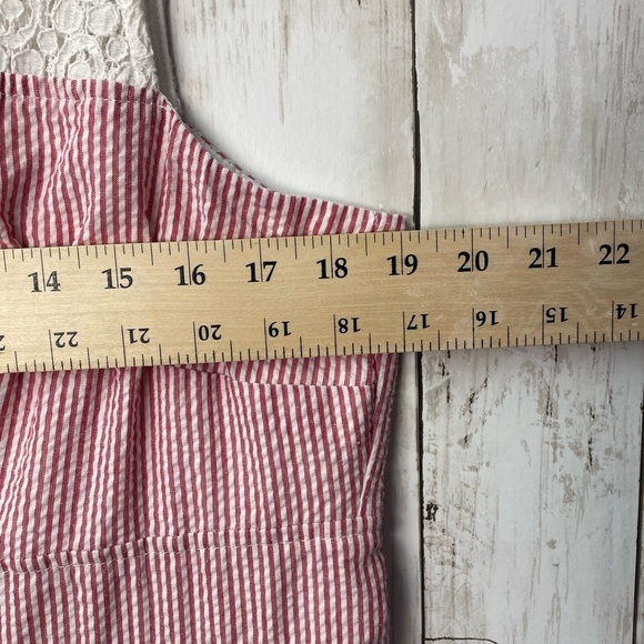 Nina Leonard Pink and White Sleeveless Sundress size 12 - Picture 11 of 12